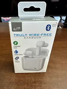 iLive Truly Wire-Free Earbuds (IAEBT300W) - White - Brand New - Picture 1 of 2