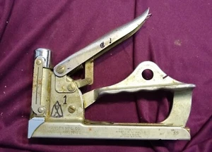 Vintage Hansen Industrial Staple Gun 1934 1940 Stapler Commercial quality 335189 - Picture 1 of 5