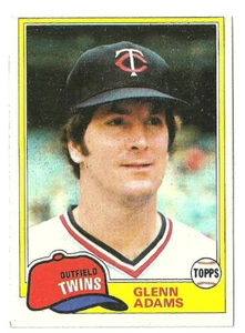 GLENN ADAMS MINNESOTA TWINS #18 - TOPPS NM-MT 1981 - Picture 1 of 2