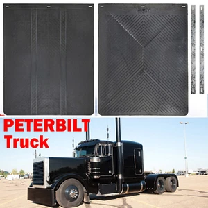 30"x24" 2Pcs Rubber Mud Flaps For 365 367 389 520 567 579 220 536 535 537 548 - Foto 1 di 9