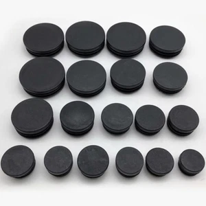 Rund Kunststoff Endkappen Rohrstopfen Rohrkappen Lamellenstopfen Φ10mm - 140mm - Picture 1 of 52