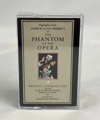 HIGHLIGHTS From THE PHANTOM OF THE OPERA Cassette Tape Original Canadian Cast - Image 1 of 4