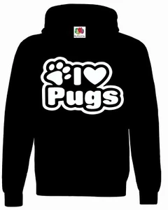 Pug Dog Hoody - Picture 1 of 12