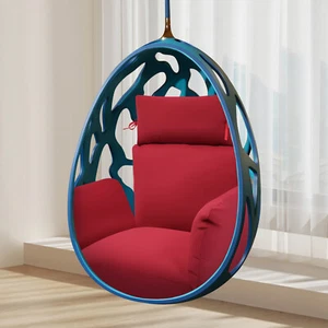 Hanging Swing Basket Seat Cushion Indoor / Outdoor Thickened Egg Hammock Cushion - Picture 1 of 11