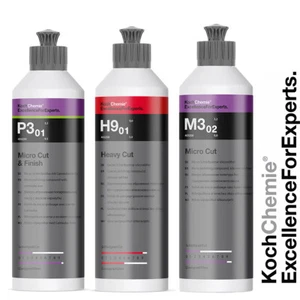 Koch Chemie Polish Set Heavy Cut + Micro Cut + Micro Cut & Finish 250ml Each  - Picture 1 of 1