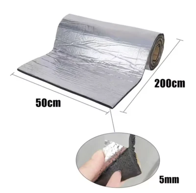 Pannello Isolante Auto 200x50cm Fonoassorbente Termico per Isolamento Acustico - Image 1 of 4