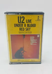 U2 Live Under A Blood Red Sky Cassette Tape C 20033 - Picture 1 of 5