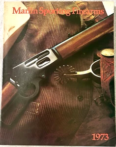 ORIGINAL FABRIK 1973 MARLIN SPORT FEUERWAFFEN PROSPEKT KATALOG - 32 SEITEN - Bild 1 von 9