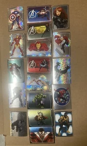 2013 panini avengers Foil Stickers Lot Of 18 Stickers Thor,Ironman,venom,ectc - Picture 1 of 4