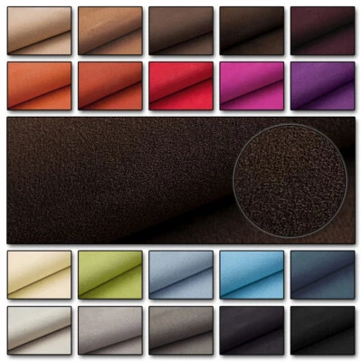 Alcala Alcantra Veloursleder Glatt Polsterstoff Meterware Möbelstoff Velours - Bild 1 von 4