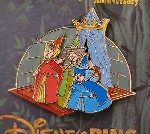 Disney Parks 2024 Sleeping Beauty 65th Anniversary Pin Three Faires LE 3000 NEW