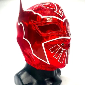 No Cara Semi Professional Grade Mask Adult Size Wrestling Lucha Libre Red Mask - Picture 1 of 5
