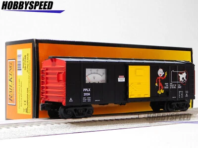 MTH RAILKING PENNSYLVANIA POWER & LIGHT POWER METER BOXCAR O GAUGE 30-71186 NEW - Image 1 of 4