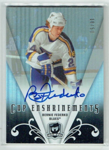 07-08 UD Upper Deck The Cup Enshrinements  Bernie Federko  /50  Auto  HOF