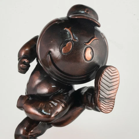 Collectible Brutus Buckeye Vintage Style Ohio State Univ Mascot in bronze finish Cover