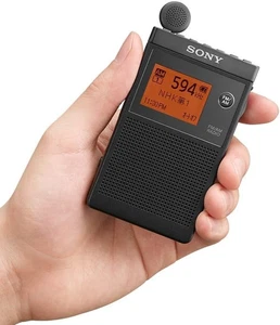 Sony SRF-R356 FM AM Radio Slim Compact PLL Synthesizer 100hr Built-in Speaker - Picture 1 of 7