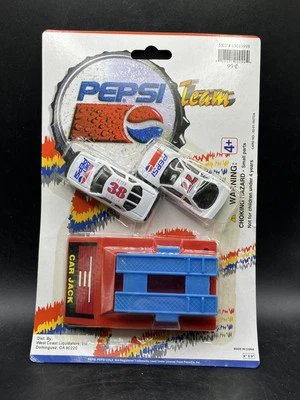 Pepsi Team Special Edition Pepsi #38 & #77 Race Cars and Signs - Image 1 of 4