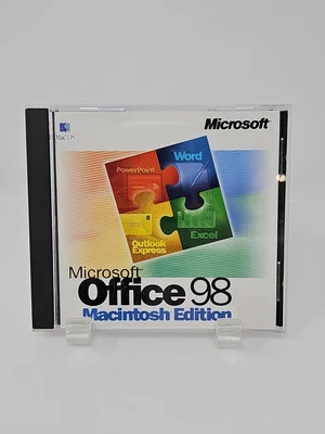 Microsoft Office 98 Macintosh Edition Clean But Untested  - Image 1 of 4