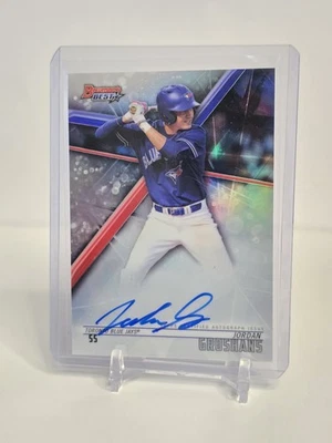 Jordan Groshans 2018 Bowmans Best Refractor RC Rookie Auto Autograph Marlins  - Image 1 of 2