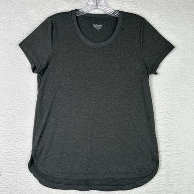 Camiseta Athleta Uptempo Manga Corta Camiseta Athleisure Brezo Negra Mediana Para Mujer’s Foto 1 de 4