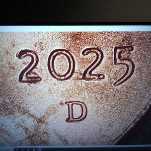 2025 D Lincoln Penny Cent DDO Date Error- New Variety ? From OBW Roll - Picture 1 of 12