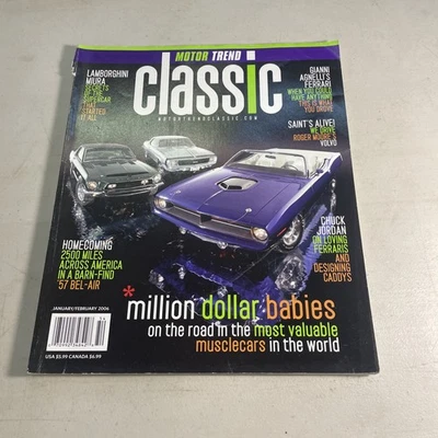Motor Trend Classic Jan/Feb 2006 - Lamborghini BMW Art Cars Chuck Jordan Ferrari Foto 1 de 4