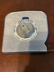 Vintage Craftsman 100 Ft Measuring Tape 39072 Sears Roebuck Metal USA Tool - Picture 1 of 8