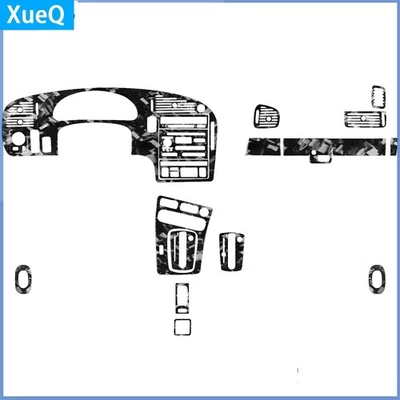 Kits de molduras de actualización interior completo de fibra de carbono forjada de 20 piezas para Saab 9-5 1999-05 Foto 1 de 4