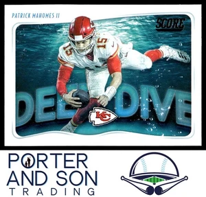 Patrick Mahomes II Deep Dive 2020 Score #DD-PM Kansas City Chiefs Football Card - Picture 1 of 2