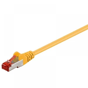 CAT 6 Netzwerkkabel, S/FTP, gelb - Länge: 0,25 m - Afbeelding 1 van 1