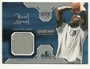 02/03 Upper Deck Ovation Authentics-Shooting Shirt-Kevin Garnet - Picture 1 of 1