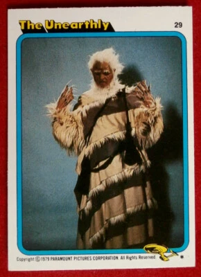 STAR TREK - MOVIE - Card #29 - THE UNEARTHLY - TOPPS 1979 - Image 1 of 2