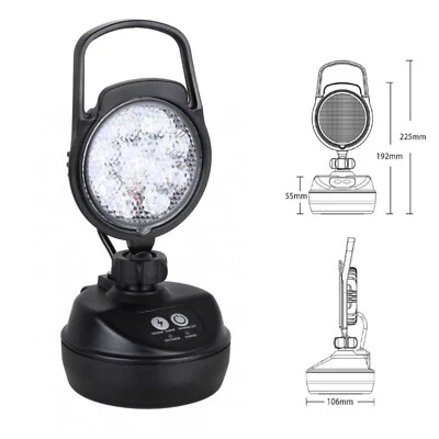 LED Akku Arbeitsscheinwerfer 12V 24V Arbeitsleuchte Magnet Camping Boot Traktor - Bild 1 von 3