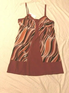 ELLE Chelsea Girl: Adj. para mujer Vestido con correa de espagueti, cintura elástica alta; XL - Imagen 1 de 5