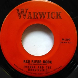 JOHNNY Hurricanes 45 Red River Rock / Buckeye WARWICK rock n roll instr.   d1924 - Imagen 1 de 2