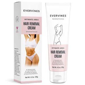 Womens Hair Removal Cream 4.2Oz - Bikini Legs Arms Sensitive Skin W/ Scraper - Picture 1 of 12