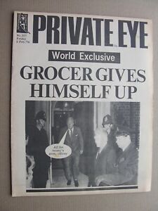 PRIVATE EYE 8 February 1974 317 Ted Heath Brian Eno Here Come The Warm Jets Ad