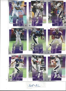 2001 Upper Deck MVP Baltimore Ravens Team Set Dilfer Heap RC Jamal Ray Lewis 13 - Imagen 1 de 2