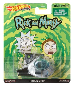 Rick's Ship Rick and Morty Retro Entertainment 1:64 Hot Wheels GJR47 DMC55 - Imagen 1 de 2