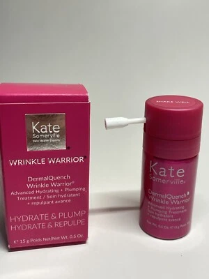 Kate Somerville Dermal Quench Wrinkle Warrior Advanced 0.5oz Travel Size NIB - Image 1 of 2