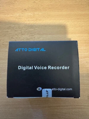 ATTO Digital Voice Recorder, 4GB 24 Hour Recording - Image 1 of 4
