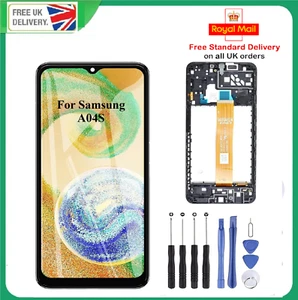 Für Samsung Galaxy A04s SM-A047F/DSN LCD Display Bildschirm Ersatz + Rahmen OEM - Bild 1 von 7