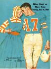 1961 (10/14) Illinois High School Football Program, Niles East Vs. New Trier ~Gd