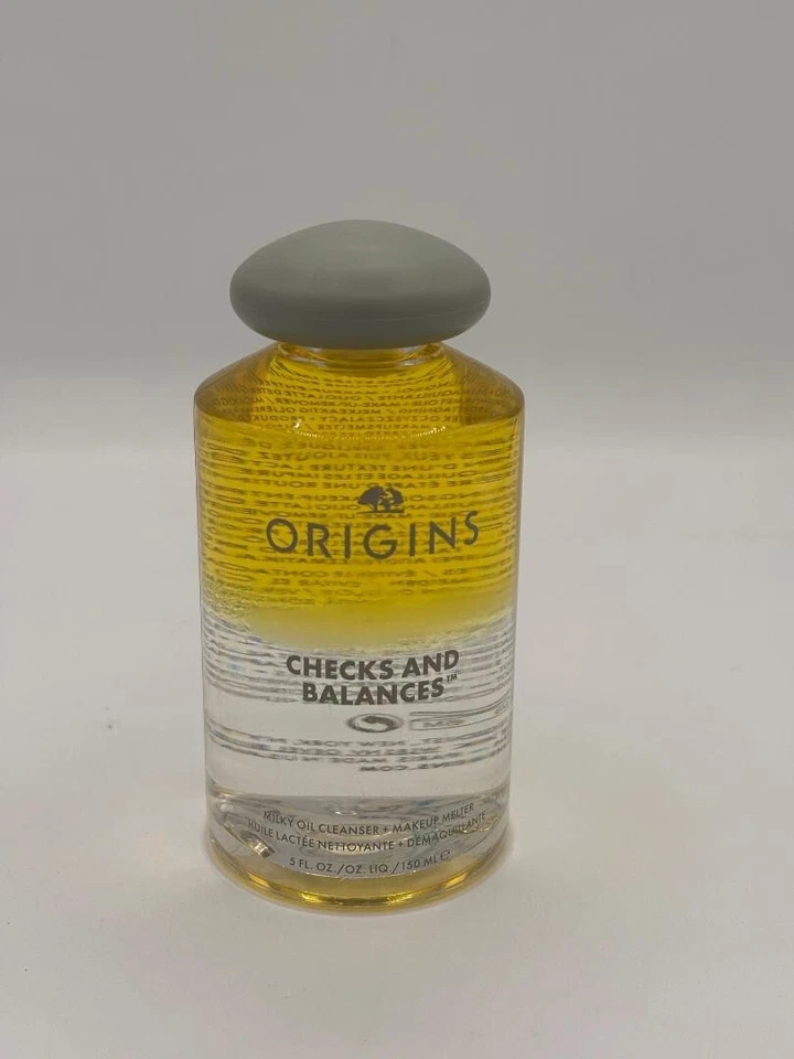 Origins Checks and Balances Makeup Remover Melter Milky Oil Cleanser 5oz Mask