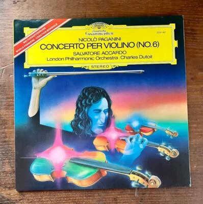 Accardo plays Paganini Concerto for Violin No 6 DGG 2530 467 Stereo NM - Image 1 of 3