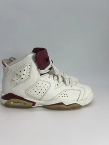 Size 4y- Nike Air Jordan 6 Retro Maroon 2015 / 836342-115 - Picture 1 of 18