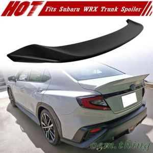 Unpainted Fits SUBARU WRX STI 5th Sedan VB R Type Rear Trunk Spoiler 2022-2025 - Picture 1 of 8