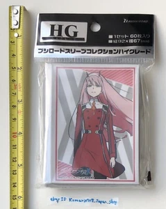 DARLING IN THE FRANXX Zero Two code 002 trading card sleeve 60 set anime TCG - Picture 1 of 3