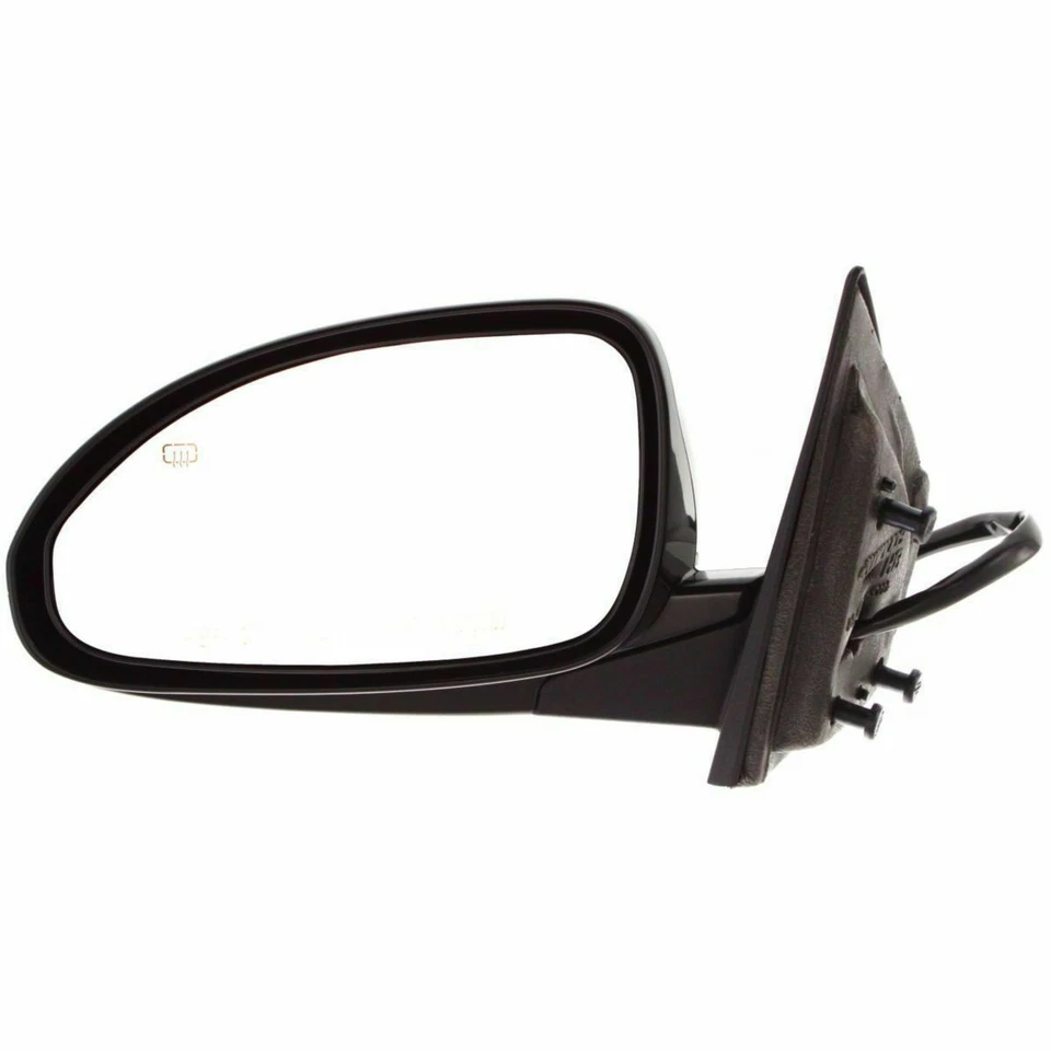 NEW LEFT SIDE PRIMERED POWER HEATED MIRROR FITS 08-12 BUICK ENCLAVE GM1320379 - Image 1 of 4