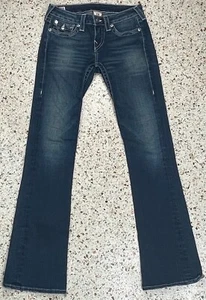True Religion Section Becky Vtg Y2K Women's Bootcut Jeans Size 28 (Actual 28x32) - Picture 1 of 21